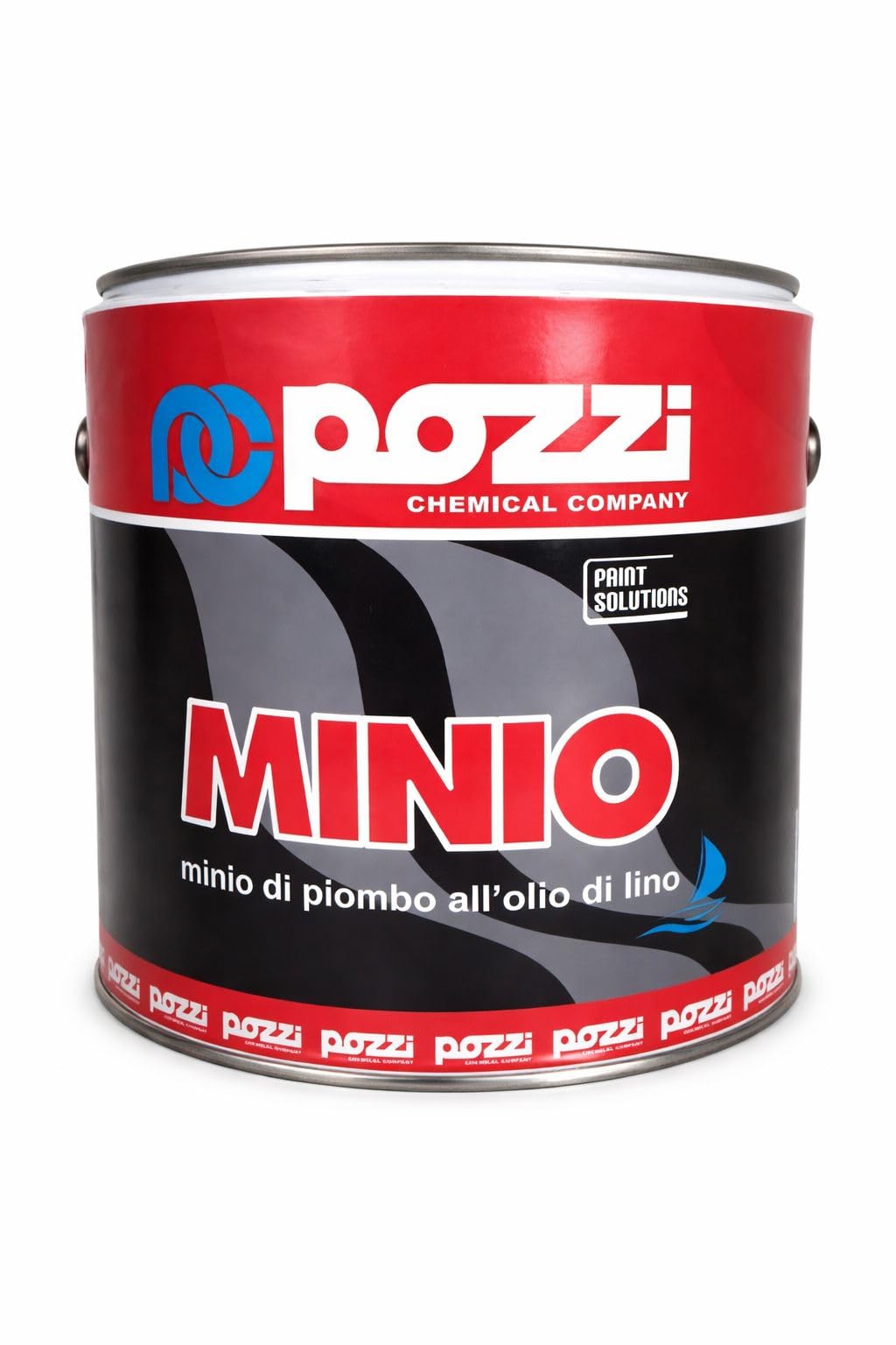 2 Lt antiruggine al minio di piombo all'olio di lino serie 620 per ferro legno barche professionale