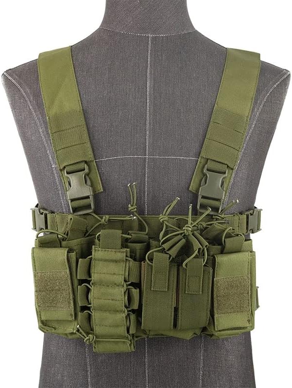 Tactical Chest Rig Magazine Pouch Bag Camouflage Cartridges Ammunition Holder Airsoft Shooting Gear Molle Combat Vest