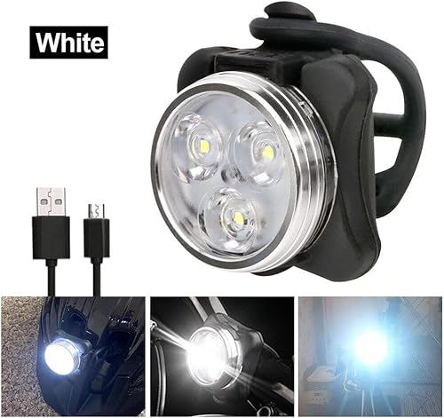 Miniatura 9 de Rechargeable LED Bike Light Sets, Super Bright Front Headlights and Rear LED Bicycle Lights, 650mah Lithium Batteries
