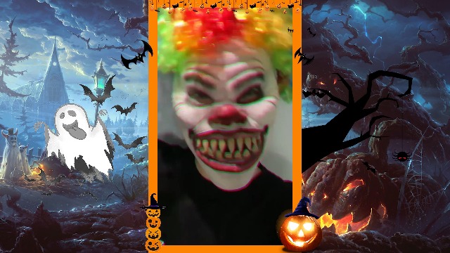 Gruselige Clownmaske Aus Latex - Realistische Halloween Maske Mit Roten Haaren