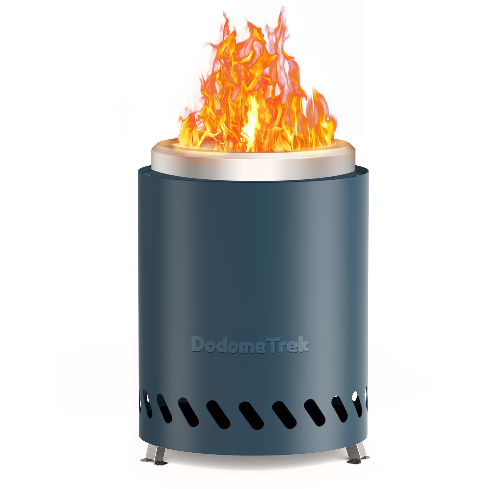 Tabel Top Fire Pit Mini, Portable Firepit Outdoor, 5.5 Inch Tabletop Firepit Blue