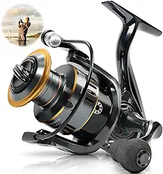 Molinete de Pesca Sports Carretel de Arremesso Longo, Perfil Baixo, 5.2:1