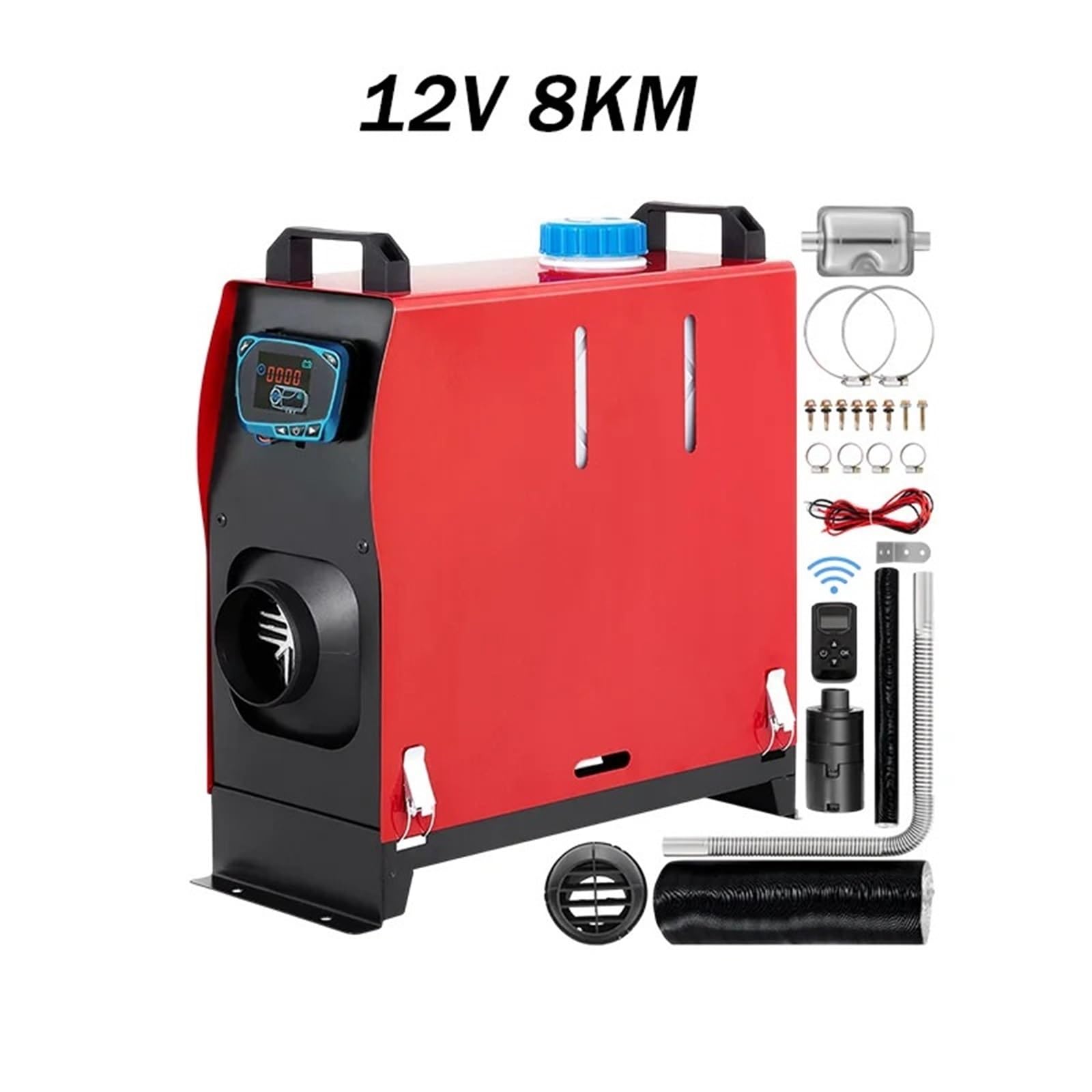 Nagrzewnica postojowa Zintegrowany Podgrzewacz Powietrza Na Olej Napędowy 8 KW, 12 V Mały Podgrzewacz Z Przełącznikiem Zdalnego Sterowania Do Samochodów Osobowych, Kamperów samochodowy(12V 5KM)