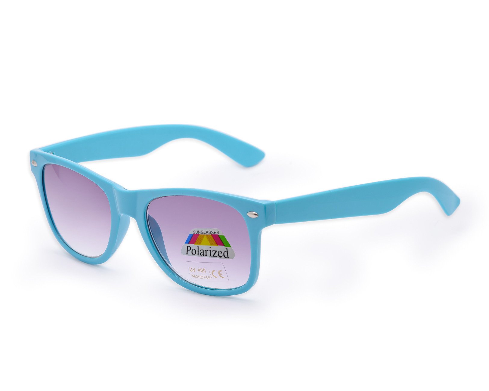 Morefaz Boys Blue Kids Sunglasses Girl Glasses Polarised Lens Uv400 Holiday School Mfaz Ltd