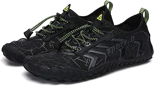 Miniatura 7 de UBFEN Zapatos acuáticos para natación, para hombre y mujer, para deportes de playa, secado rápido, descalzos para navegación, pesca, buceo, surf