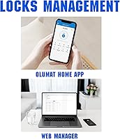 Vista 6 de Cerradura inteligente con asa: cerradura de puerta de entrada sin llave Wi-Fi - Cerraduras inteligentes para puerta delantera