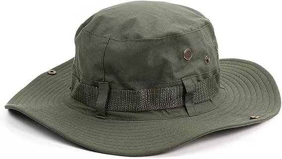 El sombrero de senderismo ala ancha es un accesorio de alta calidad hecho de nylon, ligero y plegable para mayor comodidad. Con ala ancha de 7,5 cm para proteger del sol, ajuste ajustable y correa para la barbilla, es ideal para actividades al aire libre como pescar, hacer senderismo o acampar.