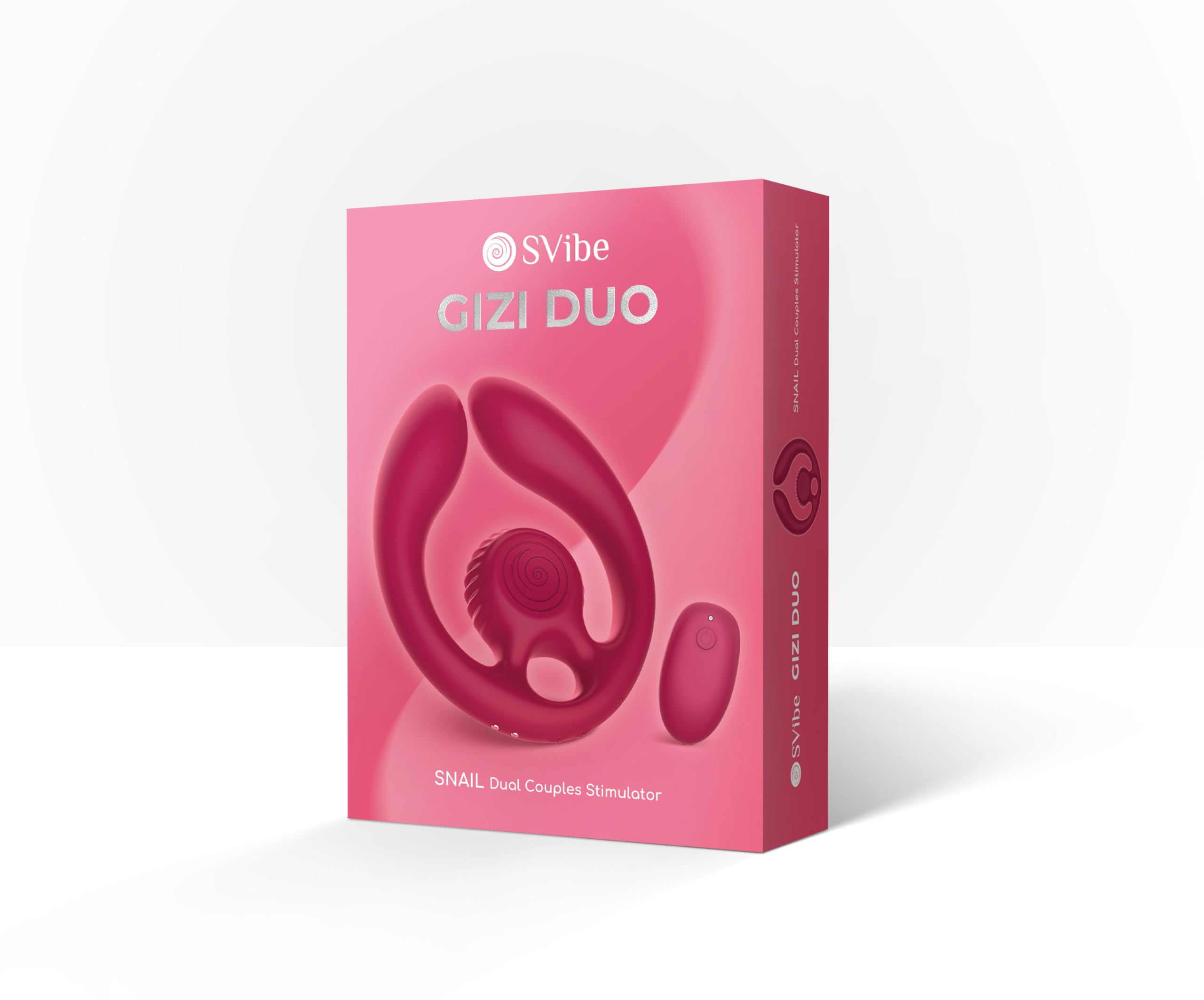 SNAIL VIBE - GIZI DUO STIMOLATORE DI COPPIA TELECOMANDO BORDEAUX