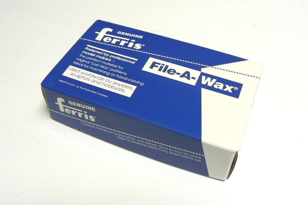 Carving Wax Ferris File-A-Wax Slices 1# Assortment Blue Design Wax Models Pieces-L8