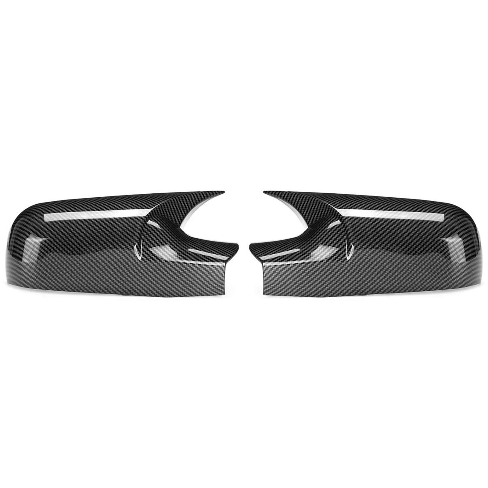 for Renault for Megane 2 MK2 2002-2009 Car Rearview Side Mirror Cover Wing Cap Sticker(Carbon)