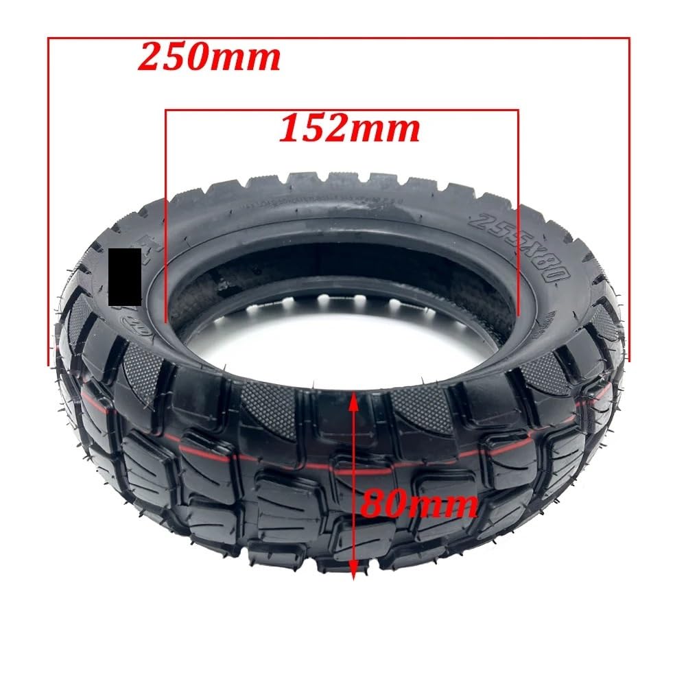 Camera D'aria Monopattino Elettrico Camera d'aria esterna for pneumatici 255x80 for scooter elettrico 10x2.50/3.0 Pneumatico fuoristrada(Outer tyre)
