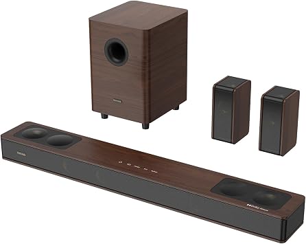 5.3.4 Dolby Atmos Soundbar for TV with Subwoofer, 2 Wireless Rear Speakers