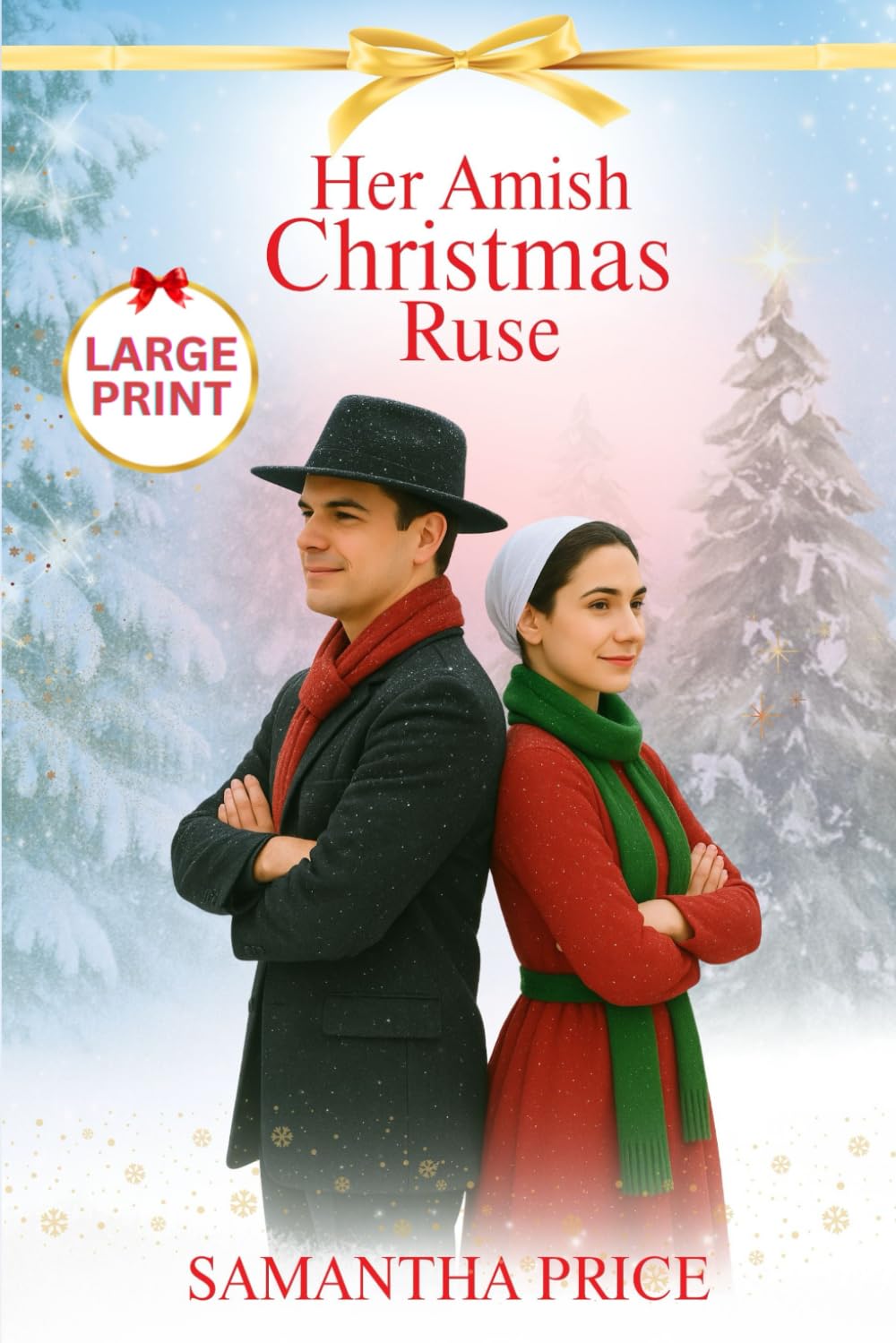 Her Amish Christmas Ruse LARGE PRINT: Amish Romance (Amish Christmas Books - Large Print Editions)
