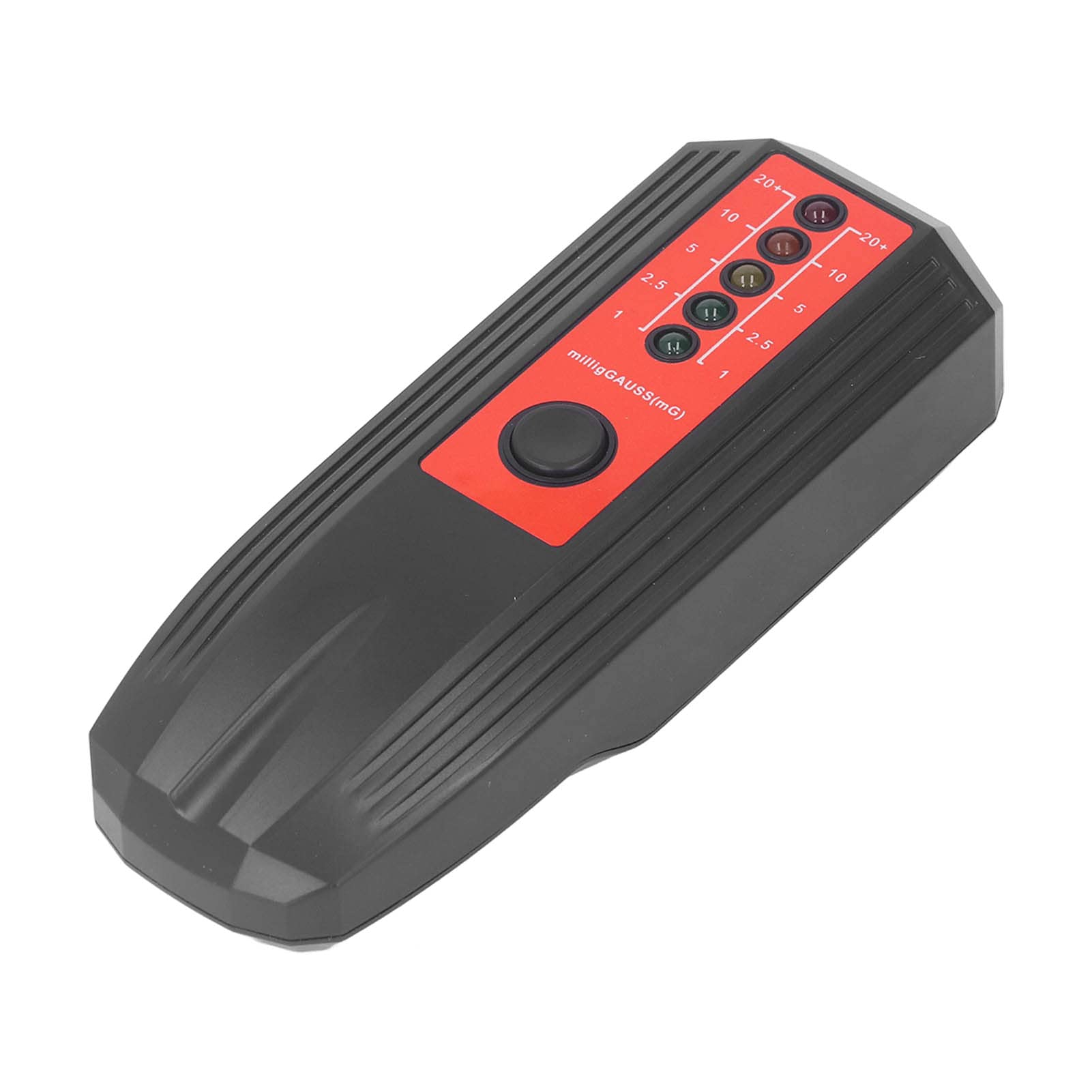 EMF Meter Magnetic Field Detector Electromagnetic Radiation Tester with 5 LED Indicator (Black)