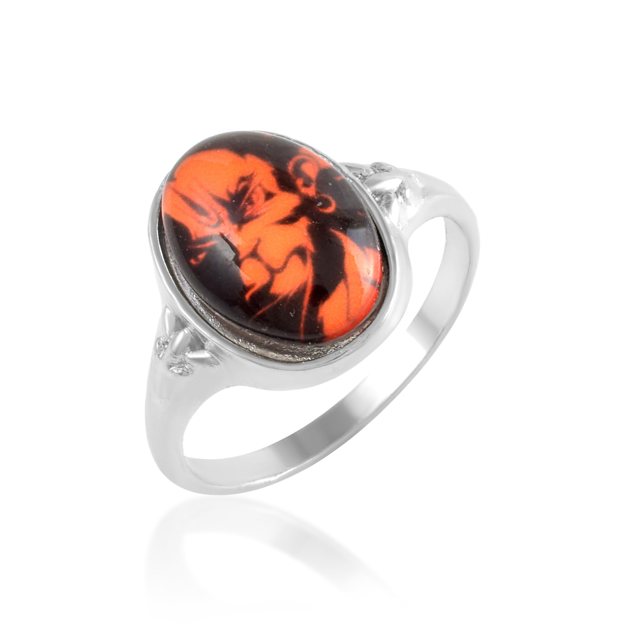 Brass Plated Brass Hanuman Bajrangbali Finger Ring Fashion Jewellery-image-29