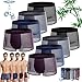 Produktbild Hotgreenpepper Boxershorts aus Bambusfaser, Boxershorts aus Bambusfasern  für ganztägigen Komfort, Boxershorts aus Eisseiden (DE/NL/SE/PL, Alphanumerisch, 4XL, Regular, Regular, 8 Stück)