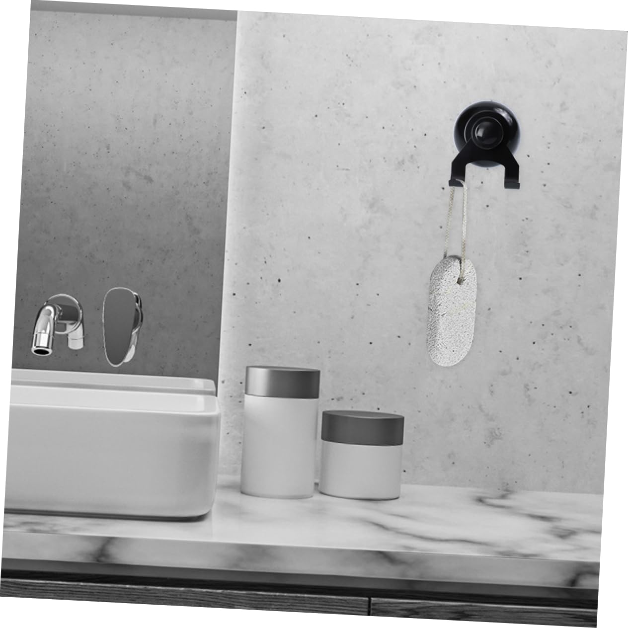 HOMSFOU 8piezas Ganchos De Ventosa De Inoxidable Para Baño y Cocina Soporta Hasta Fácil De Instalar y Reubicar Sin Daños Para Almacenamiento Paredes