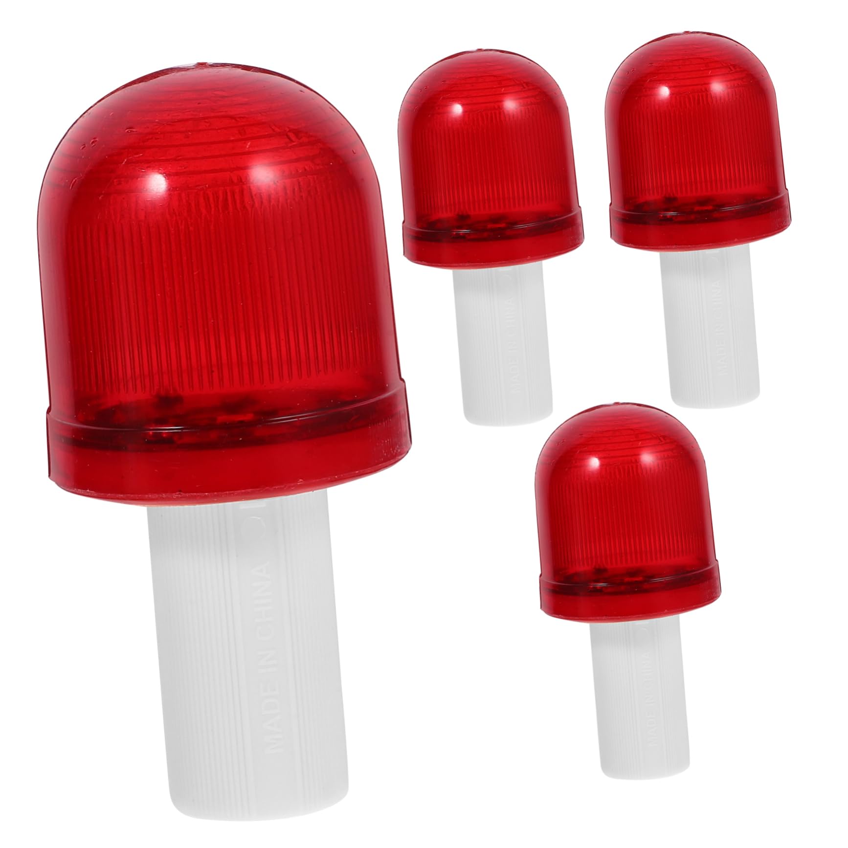 Beatifufu 4pcs Traffic Cone Lights Weather Resistant Warning Flashing Lamps for Outdoor Parking Emergency Use High Frequency Flashing for Enhanced Visibility for Construction and Night