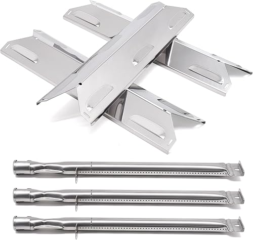 Adviace Piezas de repuesto para parrilla Landmann 42170 42172 966686, quemadores y placas térmicas para parrilla Landmann de 3 quemadores