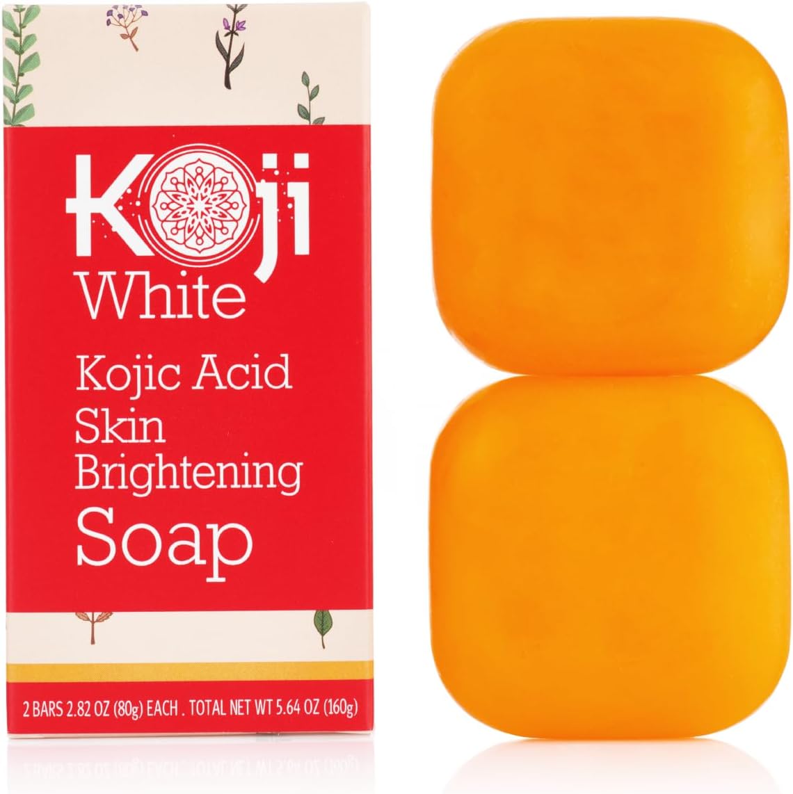 Koji White Acid Skin Lightening Kojic Soap (2.82 oz/2 Bars)