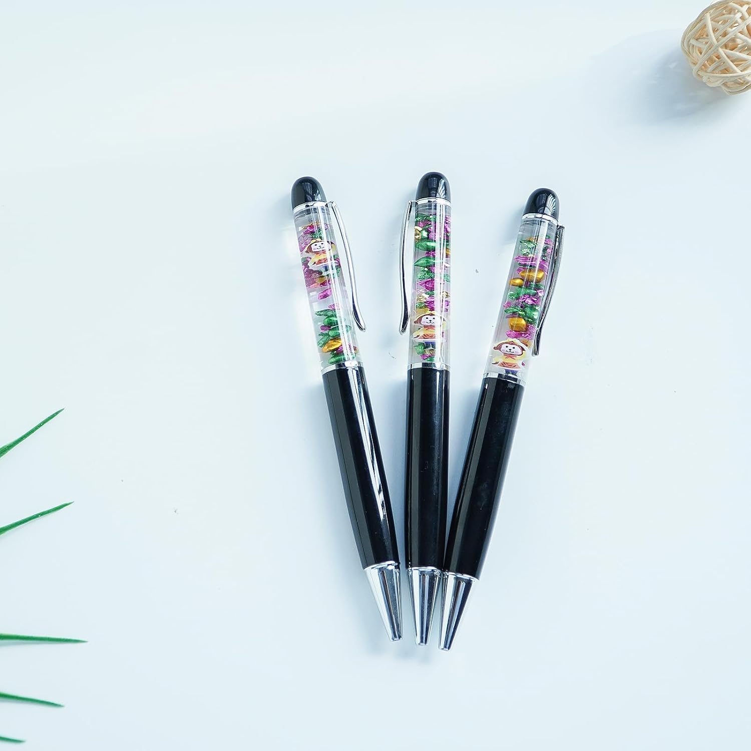Ballpoint Monkey Pens Animal Liquid Floating Novelty Gifts Black image 5