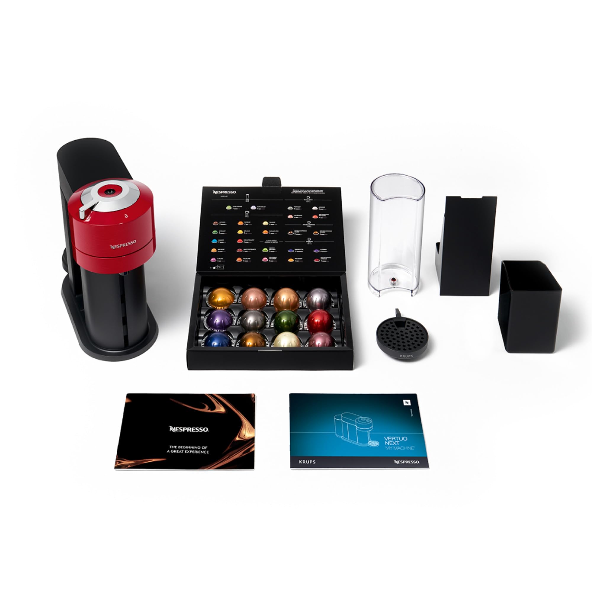 Nespresso Krups Machine à Café Vertuo Next Rouge Cafetière YY4296FD