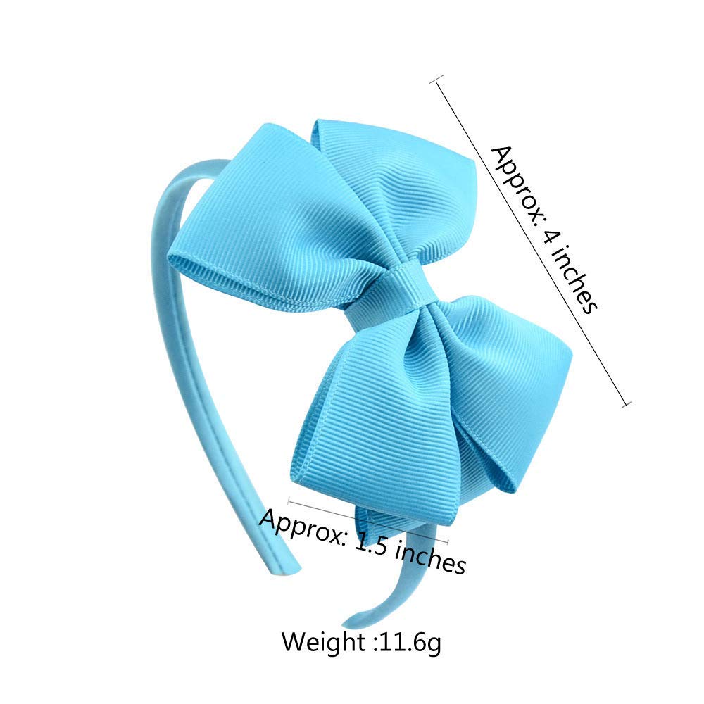 DRESHOW Ragazze Fasce Arco Glitter Bambini Fascia Cuore Stella Capelli per Toddlers Adolescenti