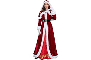 Enchanting Mrs. Claus Plus Size Christmas Velvet Costume