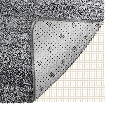 Carpet underlay anti-slip mat for carpets carpet stopper cut to size non-slip easy-care durable office bedroom kitchen bathroom ideal non-slip for carpet - white 200 * 80CM POAO