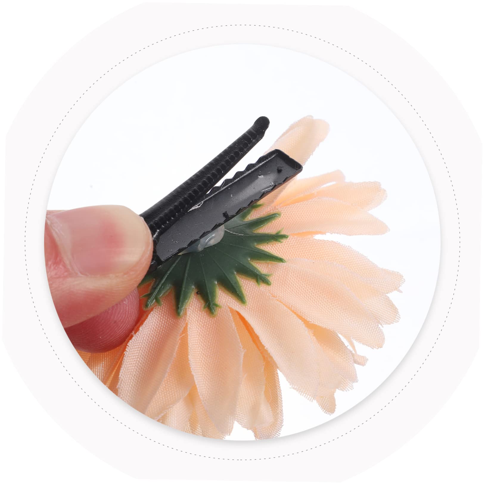 100 Piezas Horquilla De Flores Pequeña Horquilla Pinzas Para El Cabello Lindo Accesorios Para El Cabello Para Mujeres Caso De Traje De Niños Bohemia Presilla Lateral Perder Metal