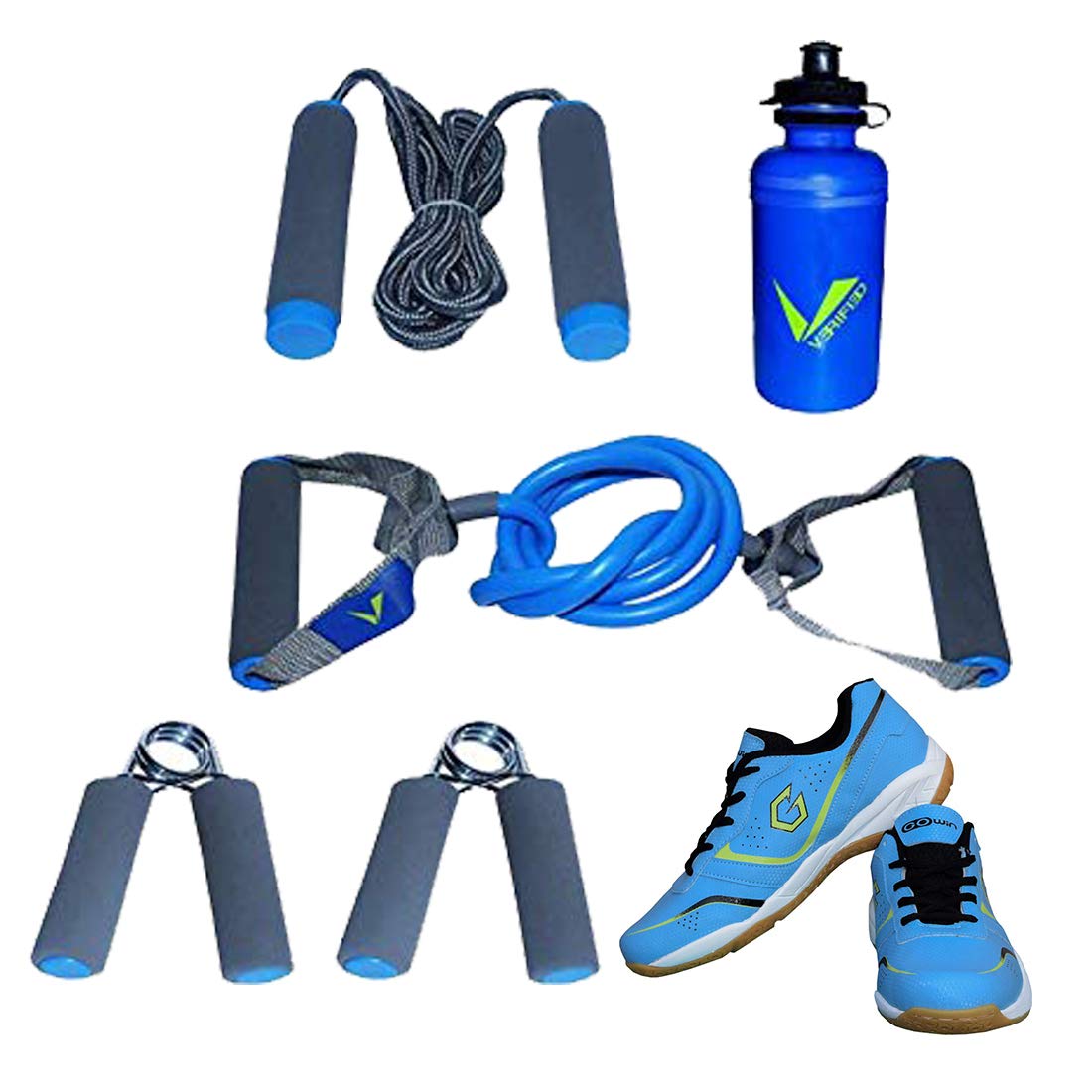 Badminton Shoe Smash Sky Size-6 with Verified Training Set-image-34