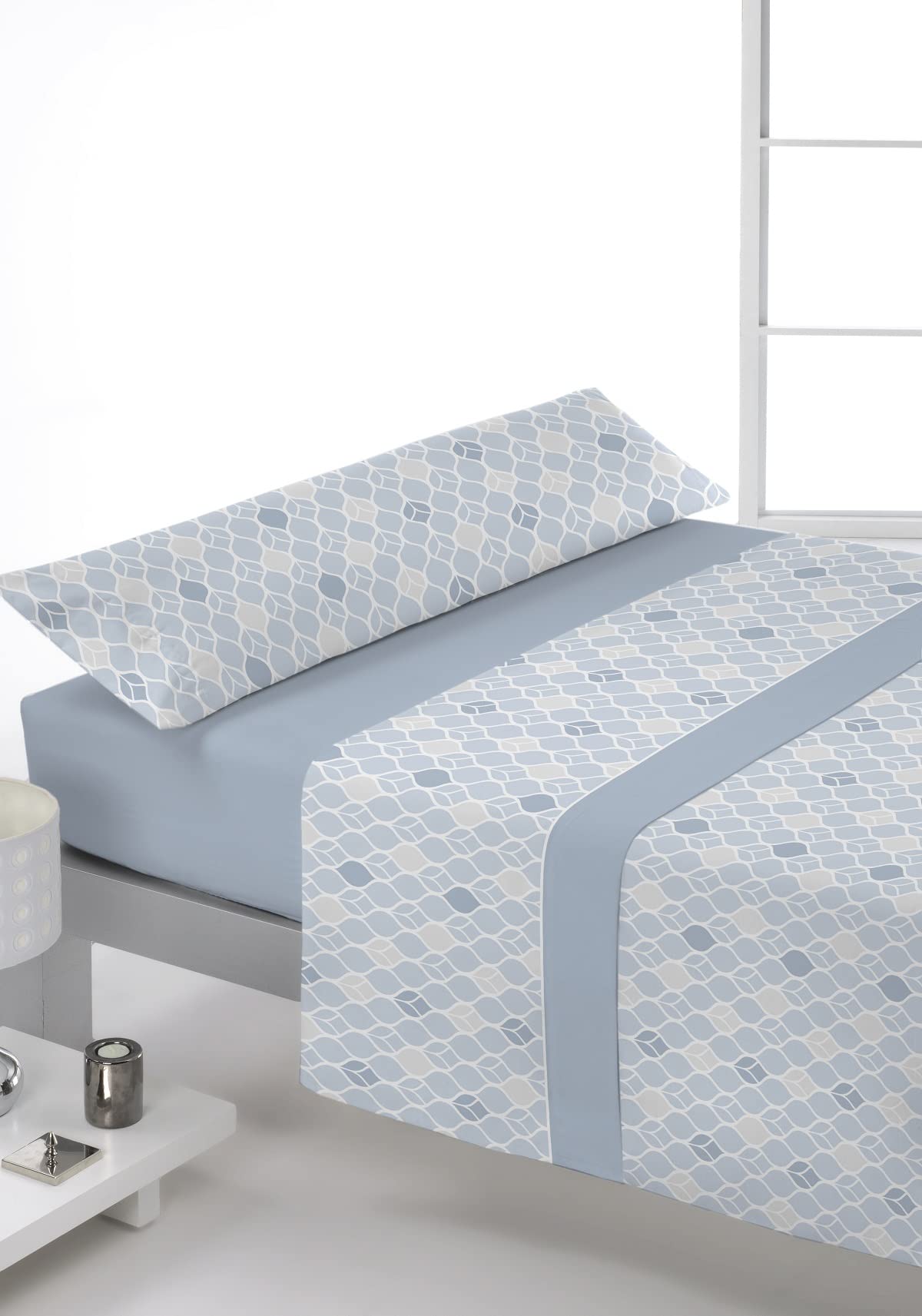 Juego DE SÁBANAS Invierno 3 Piezas, Tejido: CORALINA, Modelo: Grant , Color: 03, para Cama DE 135x190/200cm.