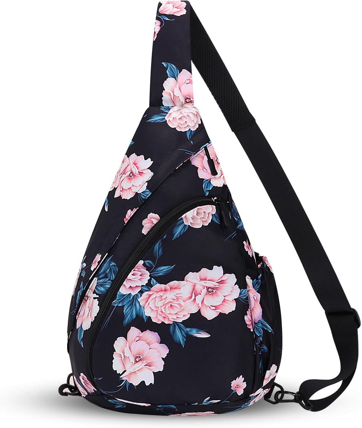 HUA ANGEL Crossbody Sling Bag for Men & Women Lightweight Waterproof Chest Shoulder Bag for Travel Hiking & Everyday Use HUA ANGEL Crossbody Sling Bag for Men & Women Lightweight Waterproof Chest Shoulder Bag for Travel Hiking & Everyday Use