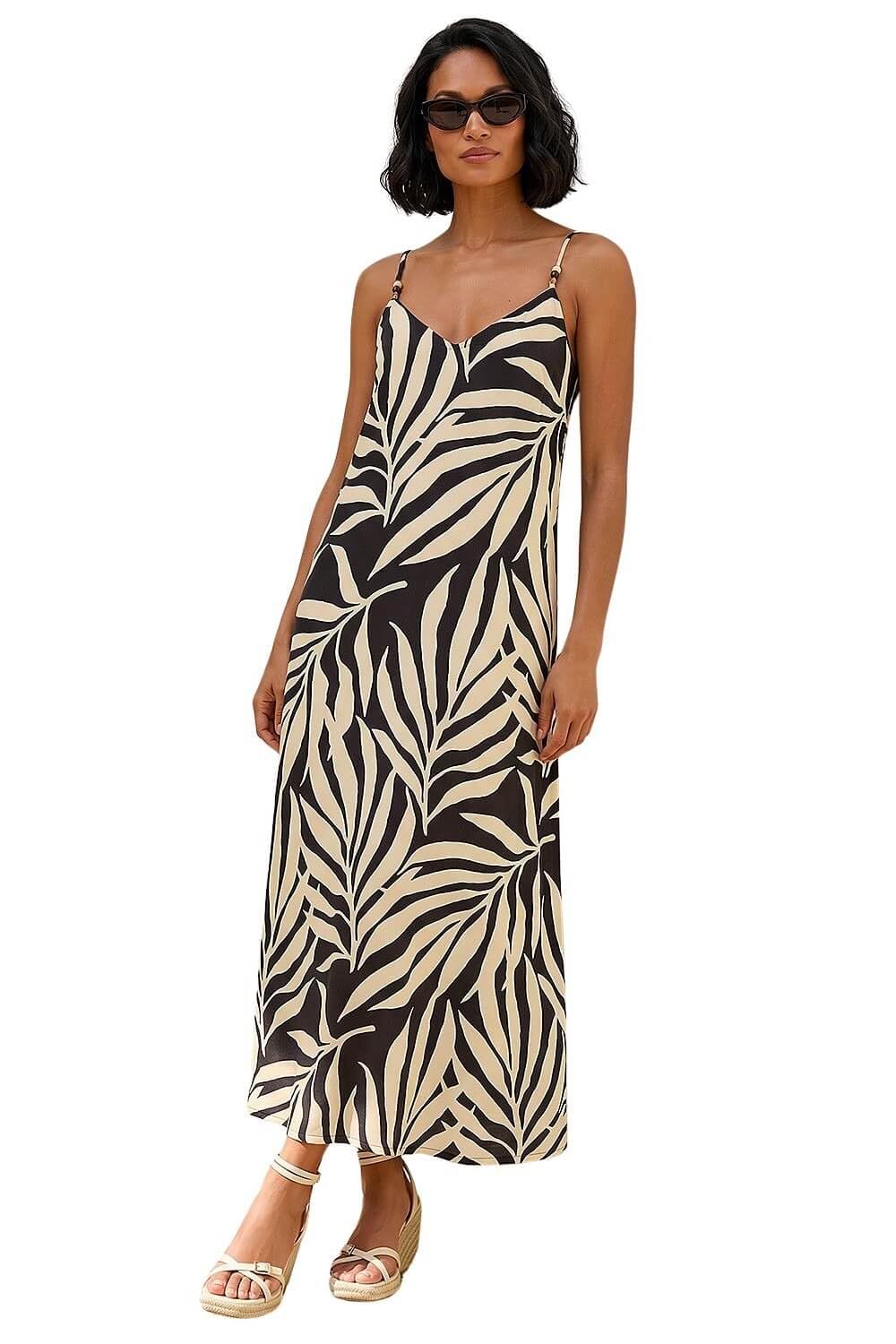 Dusk - Women's Maxi Dress - Black - Size 18