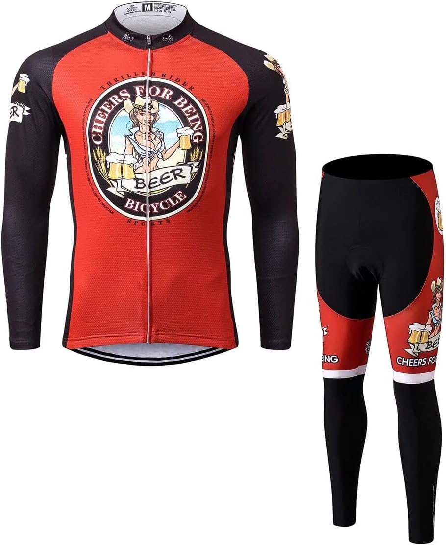 Thriller Rider Sports Mens Cheers for Being サイクルジャージ メンズ 男性自転車運動服装