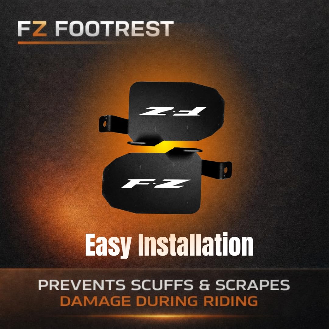 FATHER AUTO Bike Foot Rest for Yamaha FZ, FZX, FZS FI V2 V3