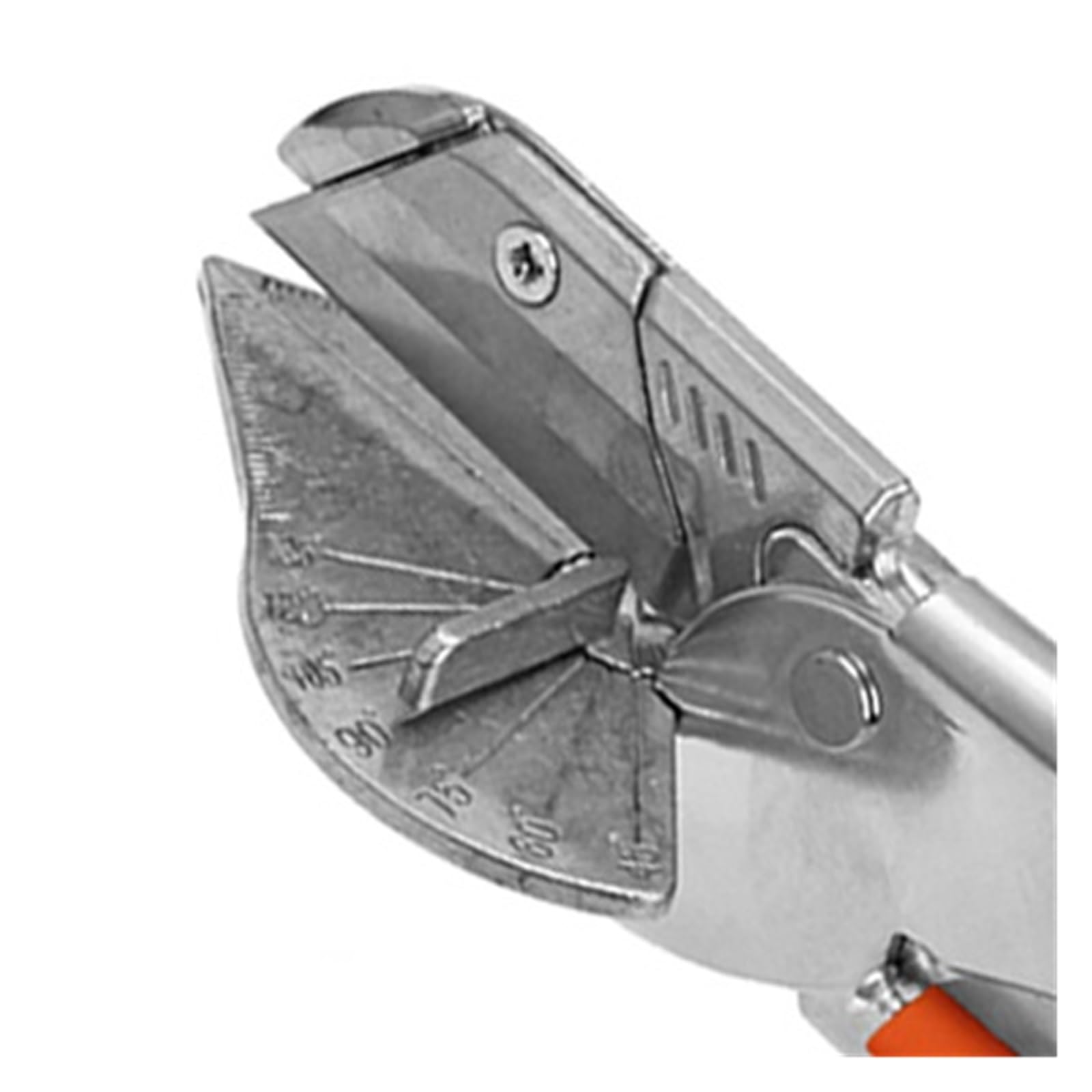 Cortador de tubos Cortador De Conductos De Alambre De Revestimiento De Inglete Multiángulo De 45-135 Grados, Tijeras De Manguera De Tubo De Plástico De PVC PE, Herramienta De Fontanería For Decoración