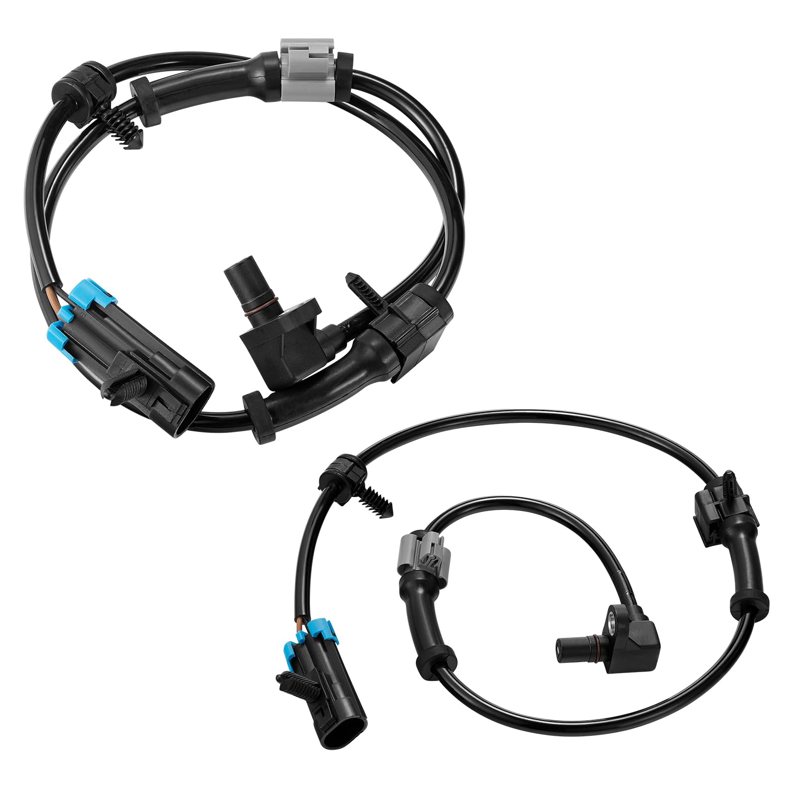 SPEEDWOW ABS Wheel Speed Sensor Front Left/Right Compatible with Cadillac Escalade Chevrolet Silverado Avalanche 1500 2500 GMC Savana Sierra 1500 2500 Yukon 19300584 19181872