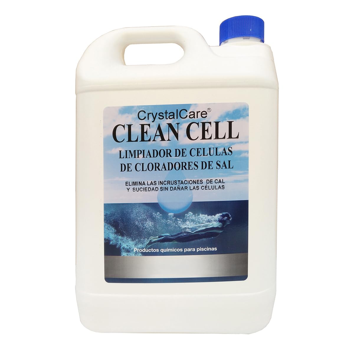 Ion Pure Clean Cell, Limpiador y Desincrustante para Células de Cloradores Salinos, Disuelve Depósitos Calcáreos, 5 l