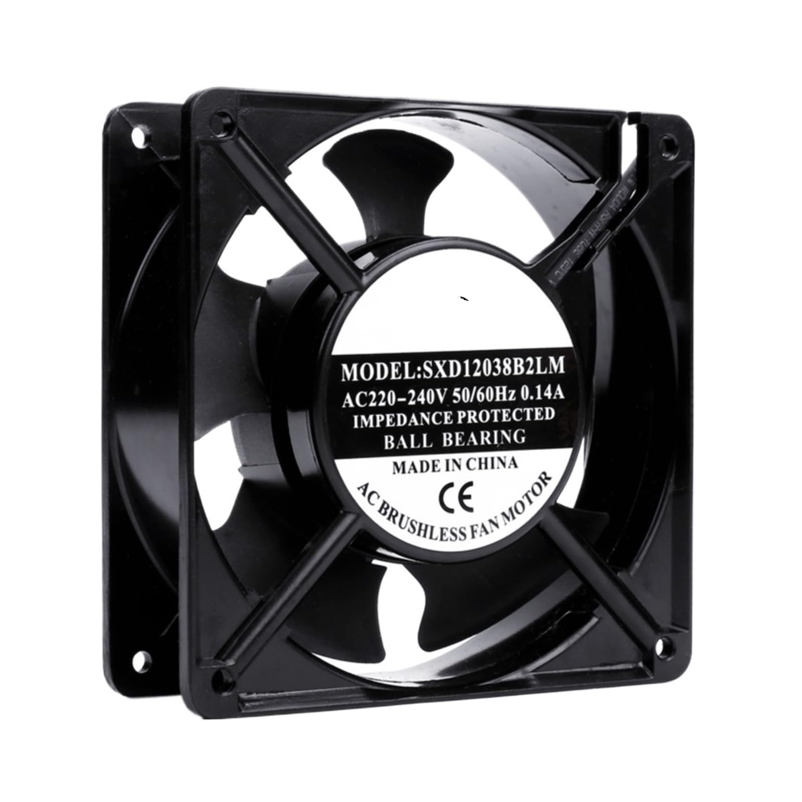 YMUGUEGH IP68 Waterproof AC 220V 12CM Cooling Fan 12038(Waterproof)