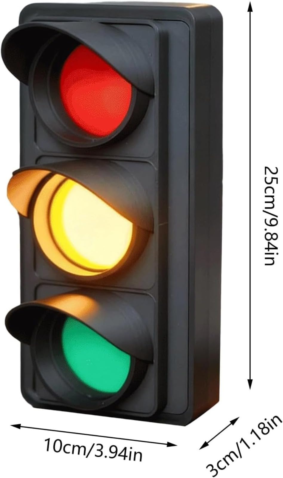 Générique Lampe Indicateur Feu Tricolore De Bureau – Feu de signalisation social alimenté par USB, Éclairage USB Sans Fil ABS | Indicateur Occupé Bureau | Lumière Ambiance Travail Étude Télétravail