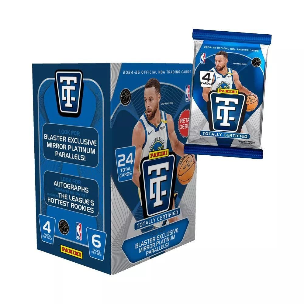 Panini Totally Certified Basketball Trading Card Blaster Box, 2024