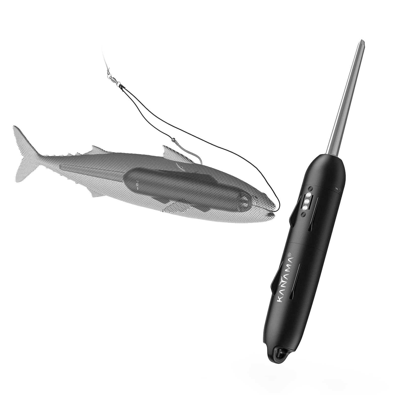 Kanama Smart Bait – Waterproof Electric Robotic Bionic Lure, Auto-Swimming Revives Dead Bait for Freshwater/Saltwater Fishing, Rechargeable Electric Fishing Gear