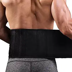 Cinta Suporte Lombar DOMEASY com Hastes Flexíveis Lombalgia Suporte Coluna