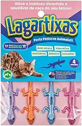Pet Games Brinquedo Intuitivo Que Atiça De Maneira Divertida E Saudável O Instinto De Caça Dos Felinos - Para Gatos Lagartixas