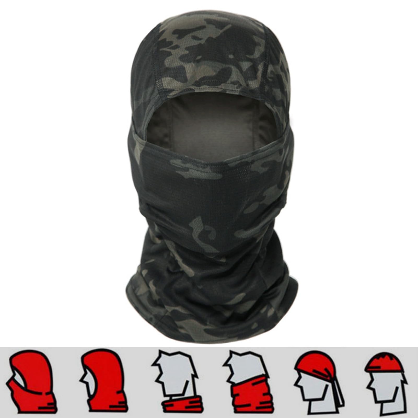 Airsoft Mask Full Face,Mens Balaclava Mask, Tactical