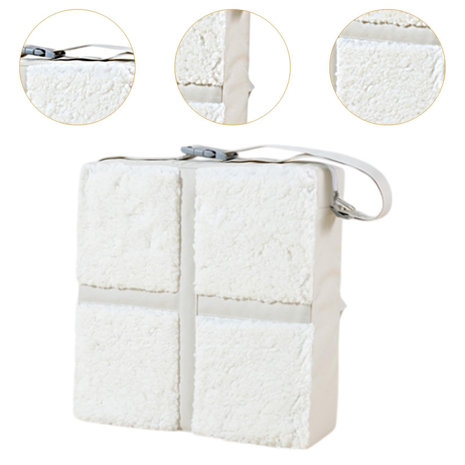 Generic Seggiolino Rialzato per Bambini per Sala Da Pranzo, Facile Da Pulire, Comodo, Lavabile, Antiscivolo, Cuscino Rialzato per Seggioloni, Bianco, Taglia unica bambino