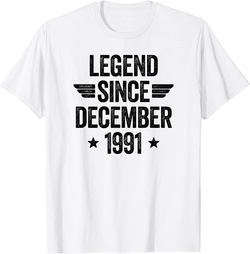 Legend Since December 1991 T-Shirt