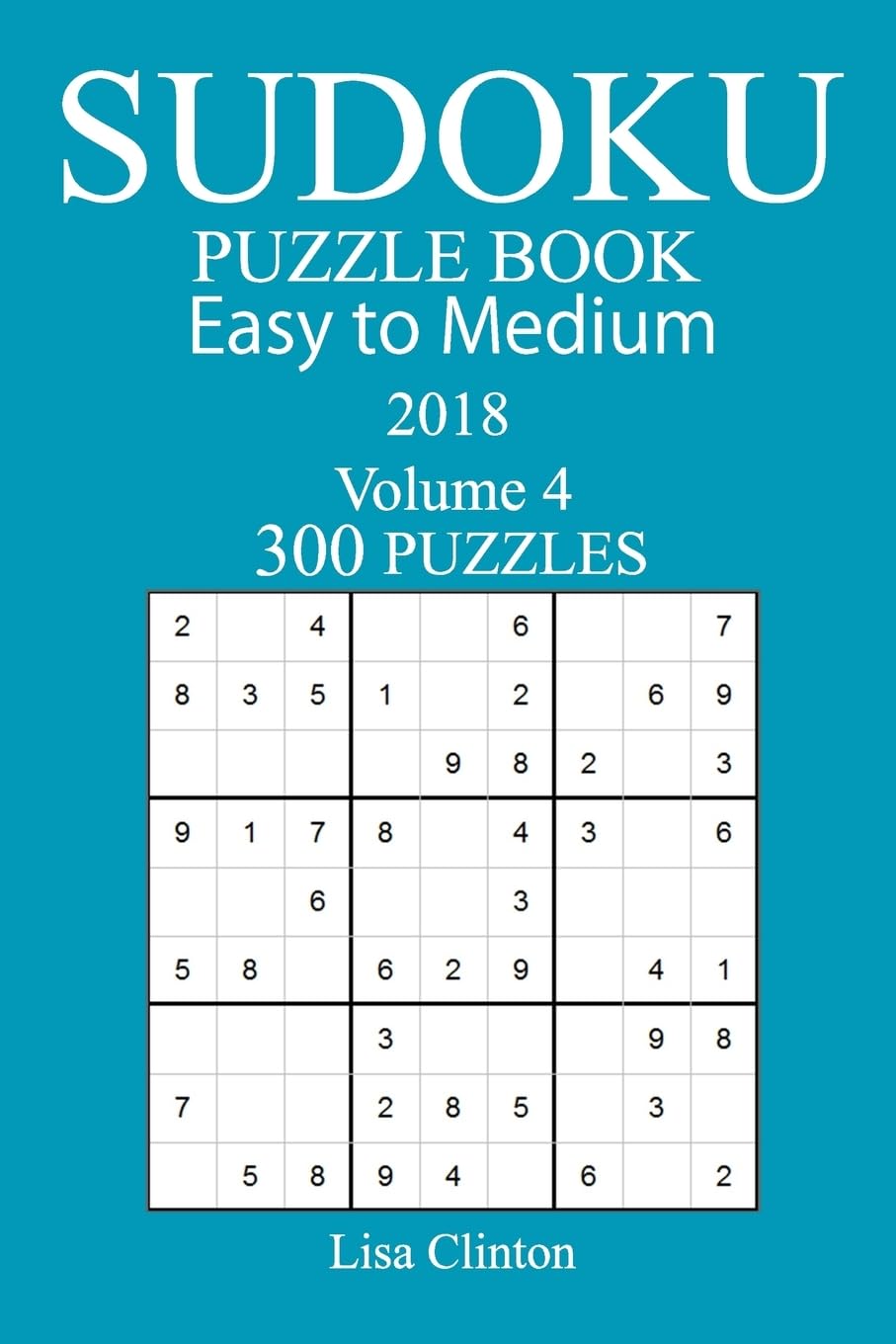 Buy 300 Easy to Medium Sudoku Puzzle Book 2018 — BookShops.in