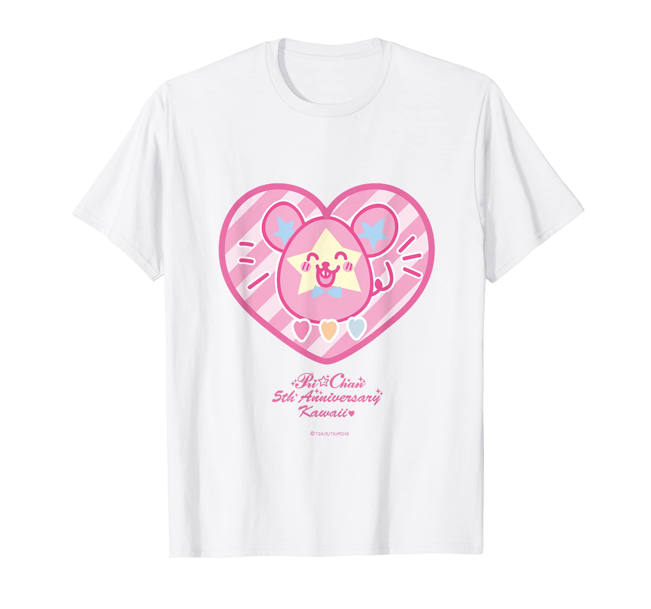 Amazon | キラッとプリチャン かわいいシール キラッCHU1 Tシャツ | T 
